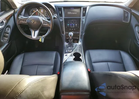 2018 Infiniti Q50 Luxe z USA, uszkodzony, nr VIN JN1EV7ARXJM438809